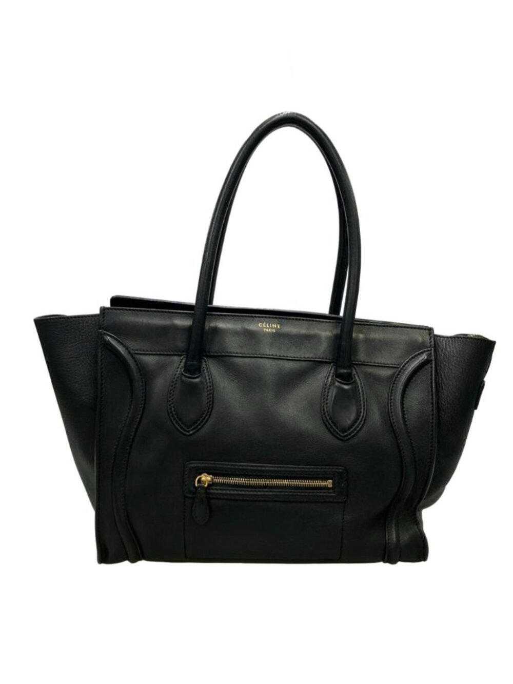 Celine Tote Bag Luggage Black